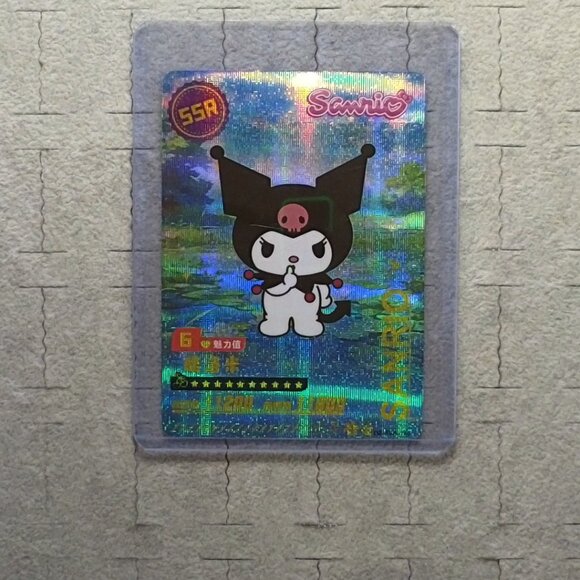 Sanrio Kuromi Wave 6 Booser Set - 13 Piece With Top Load Sleeve - Picture 11 of 16